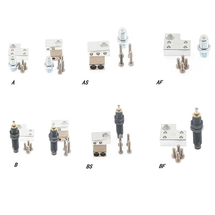 Airtac HLQL: Double-shaft precision slipway cylinder,Circulating ball bearings(Accessories)-F-HLQL8BF