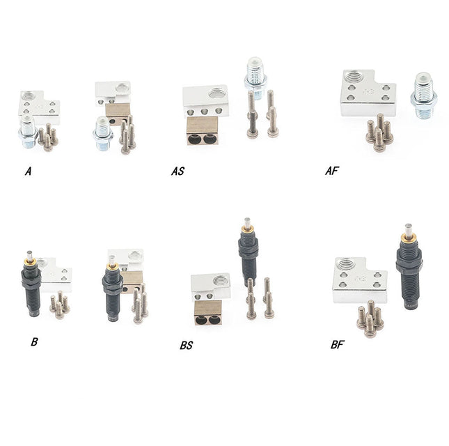 Airtac HLQ: Double-shaft precision slipway cylinder,Circulating ball bearings(Accessories)-F-HLQ25AF