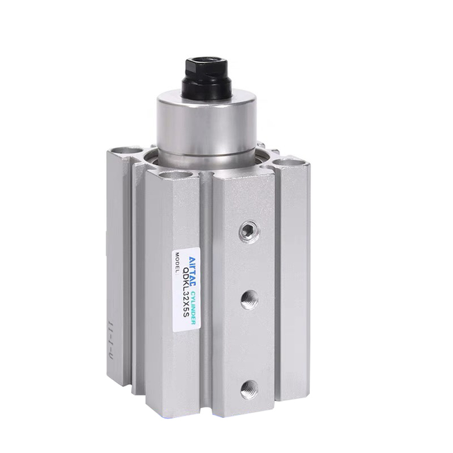 Airtac QDK: Horizontal Rotary Clamp Cylinder,Double Acting,Push And Turn Rightt - QDKR40X5ST