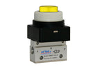 Airtac CM3PP-06: Manual Valve. 3 Way - CM3PP06Y